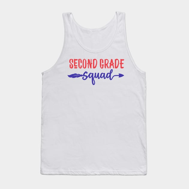 Second grade squad Tank Top by Ombre Dreams